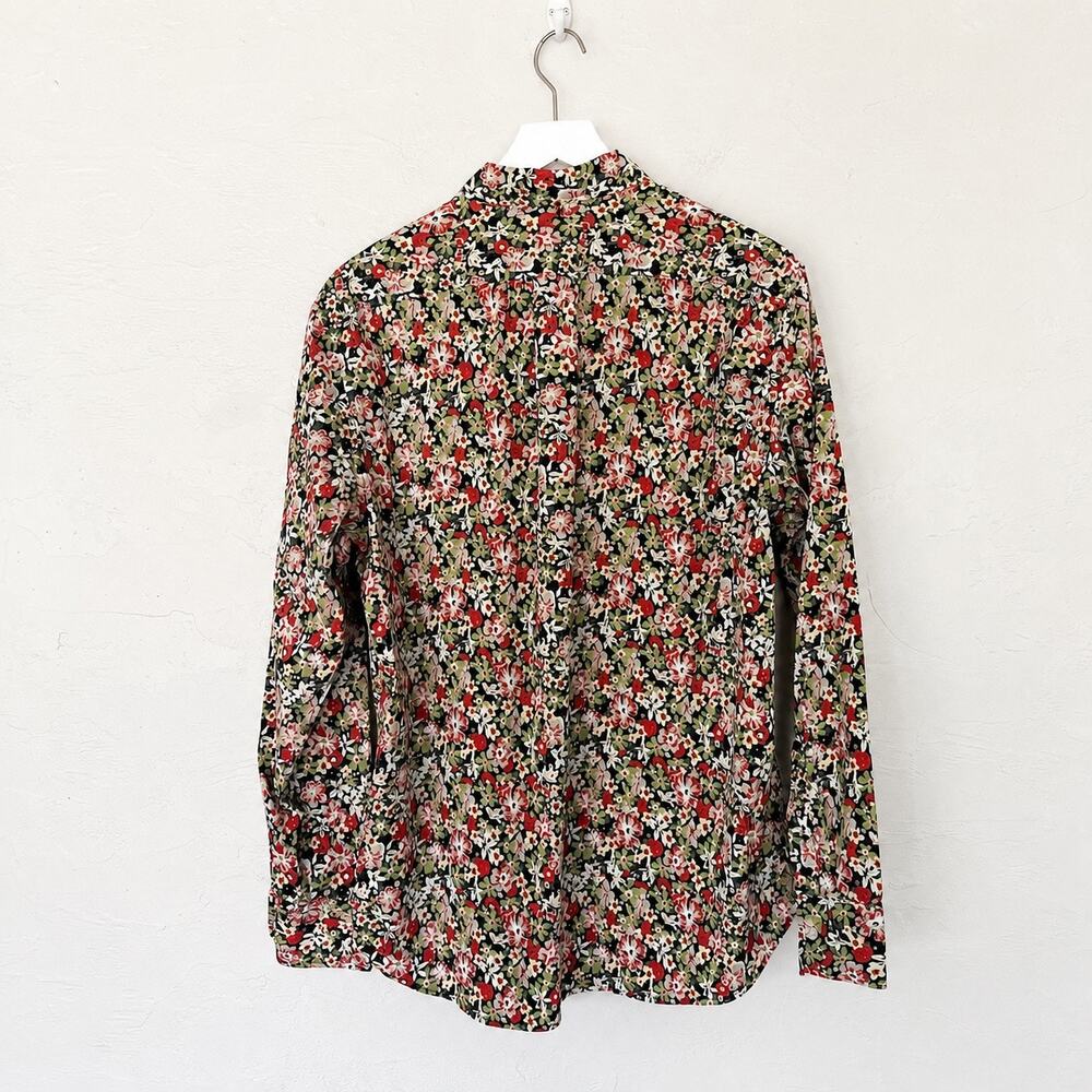 J.Crew Classic Secret Wash Springtime Floral Organic Cotton Stretch Shirt Men L - Picture 4 of 7